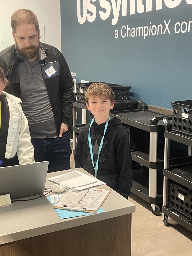 students working at a business