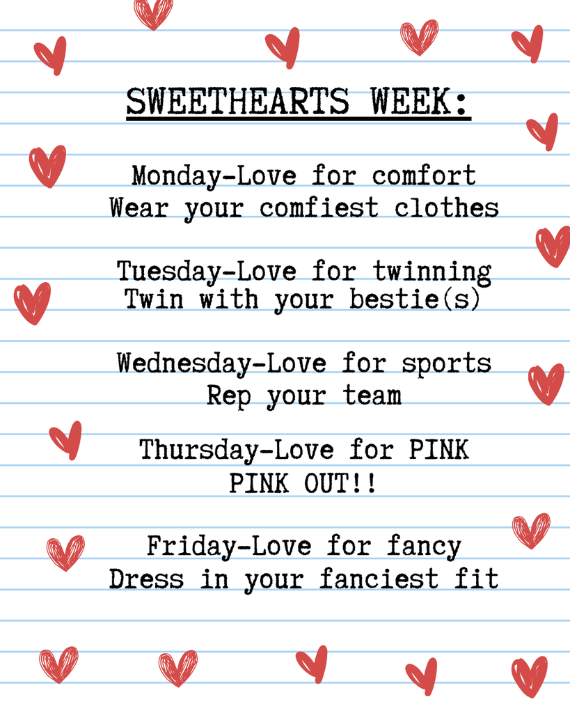 Sweethearts Week Spirit