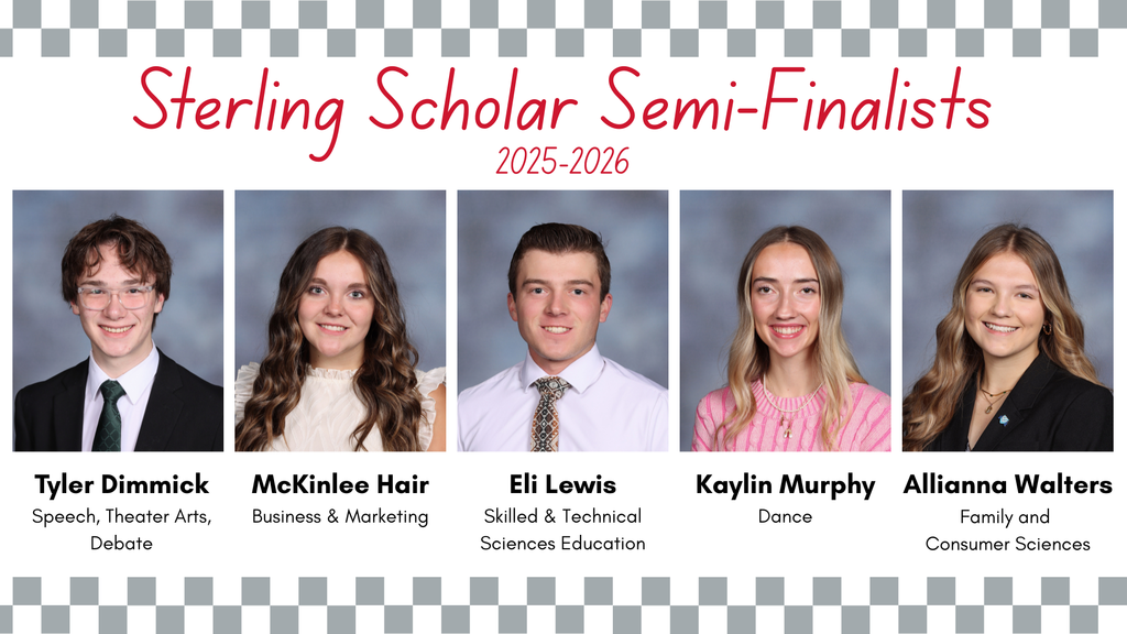 Sterling Scholar Semi-Finalists