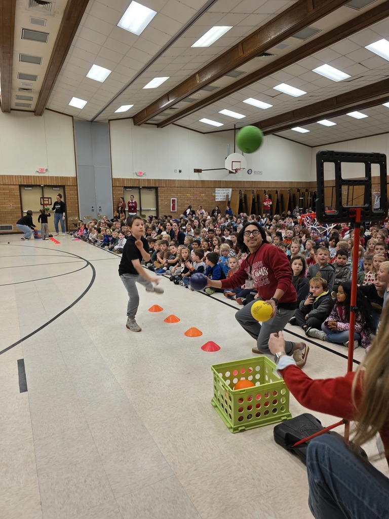 basketball assembly for pride card recipients along with student of the month for january