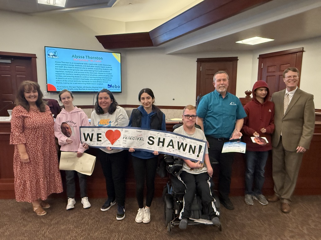 Bridges Students with Mr. Rawlings