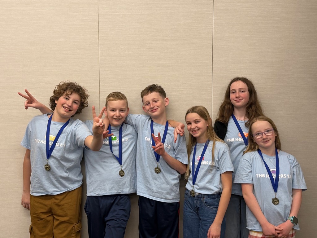 Battle of the Books student team that took 2nd place at District competition