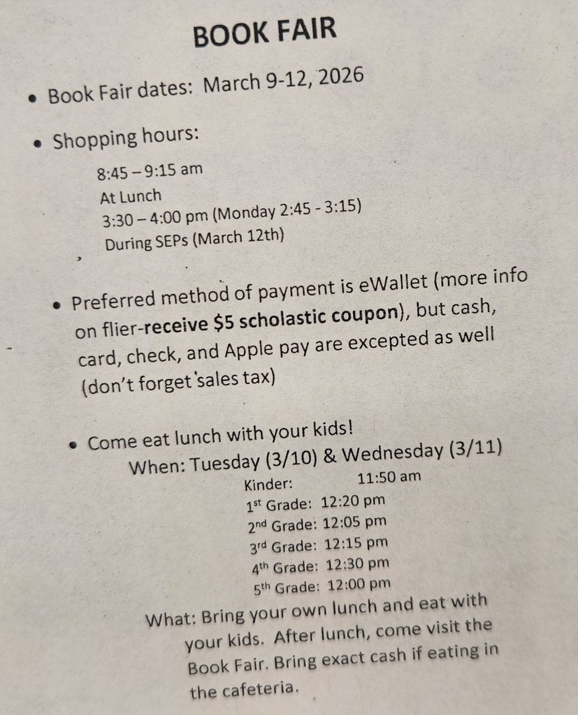book fair information