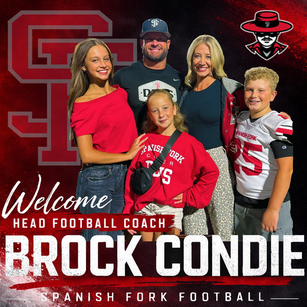 New Head Football Coach, Brock Condie