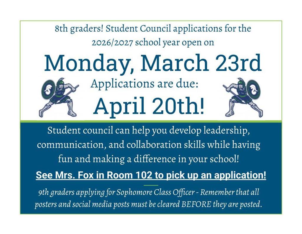 Student council flyer