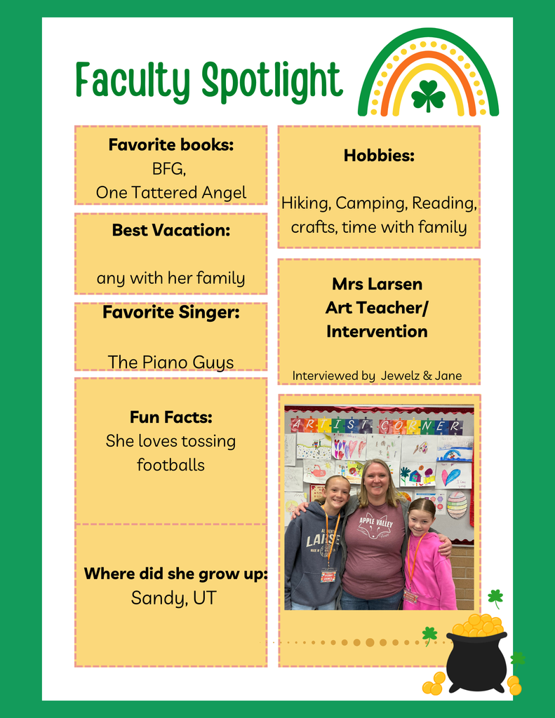 faculty spotlight on heather larsen, art teacher