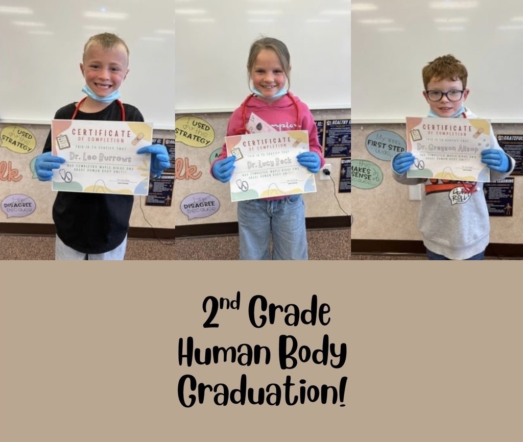 Students holding up their "doctor graduation certificate."