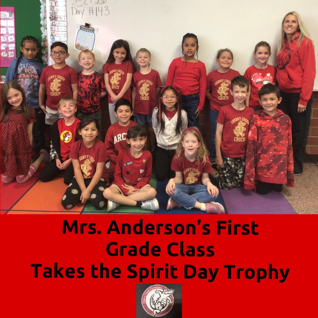 Mrs. Anderson’s Class takes the Spirit Day Trophy