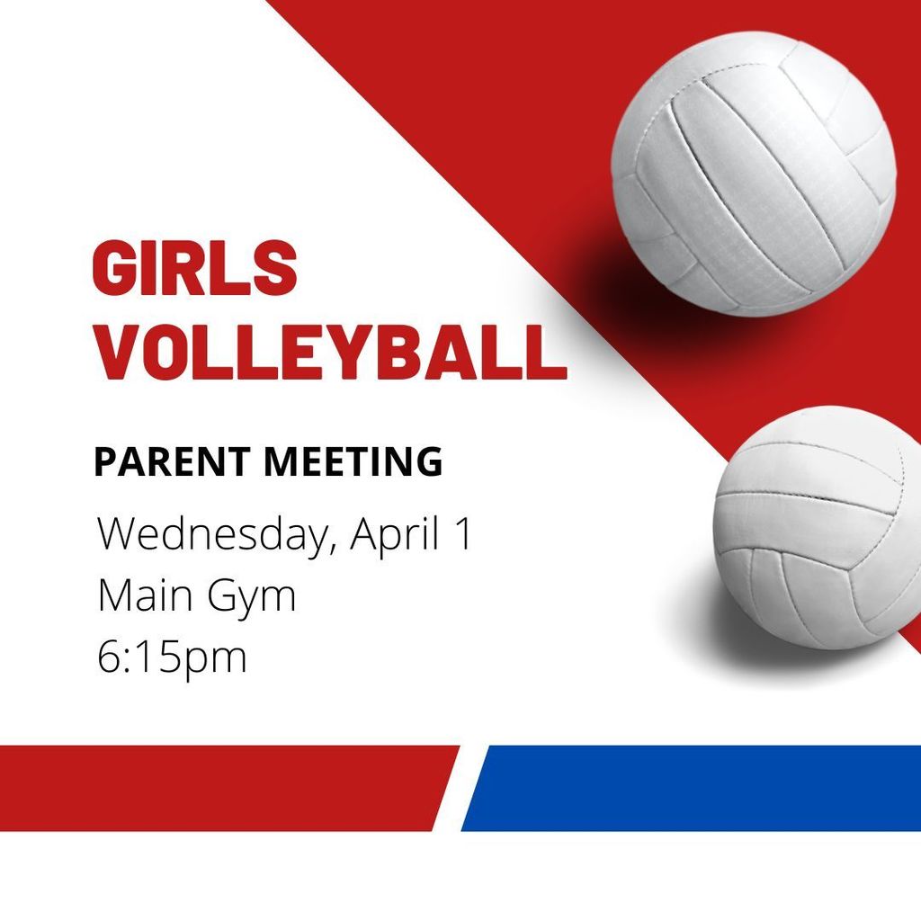 Girls Volleyball parent meeting