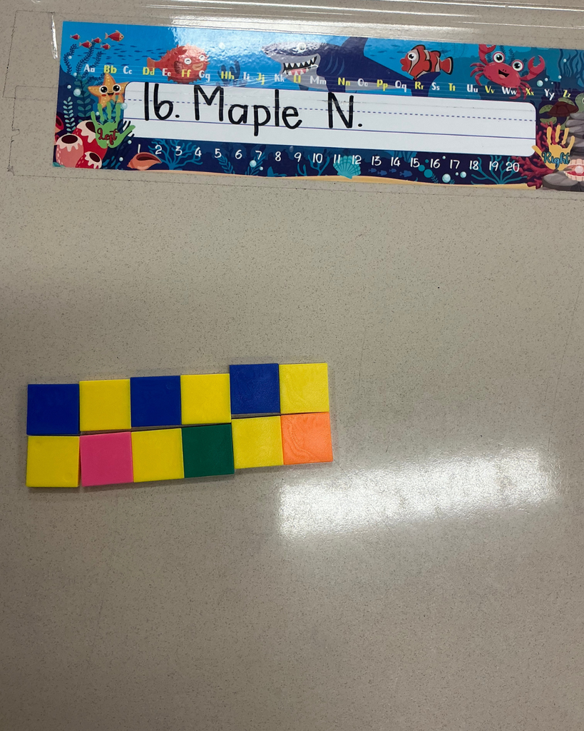 an array made of cubes