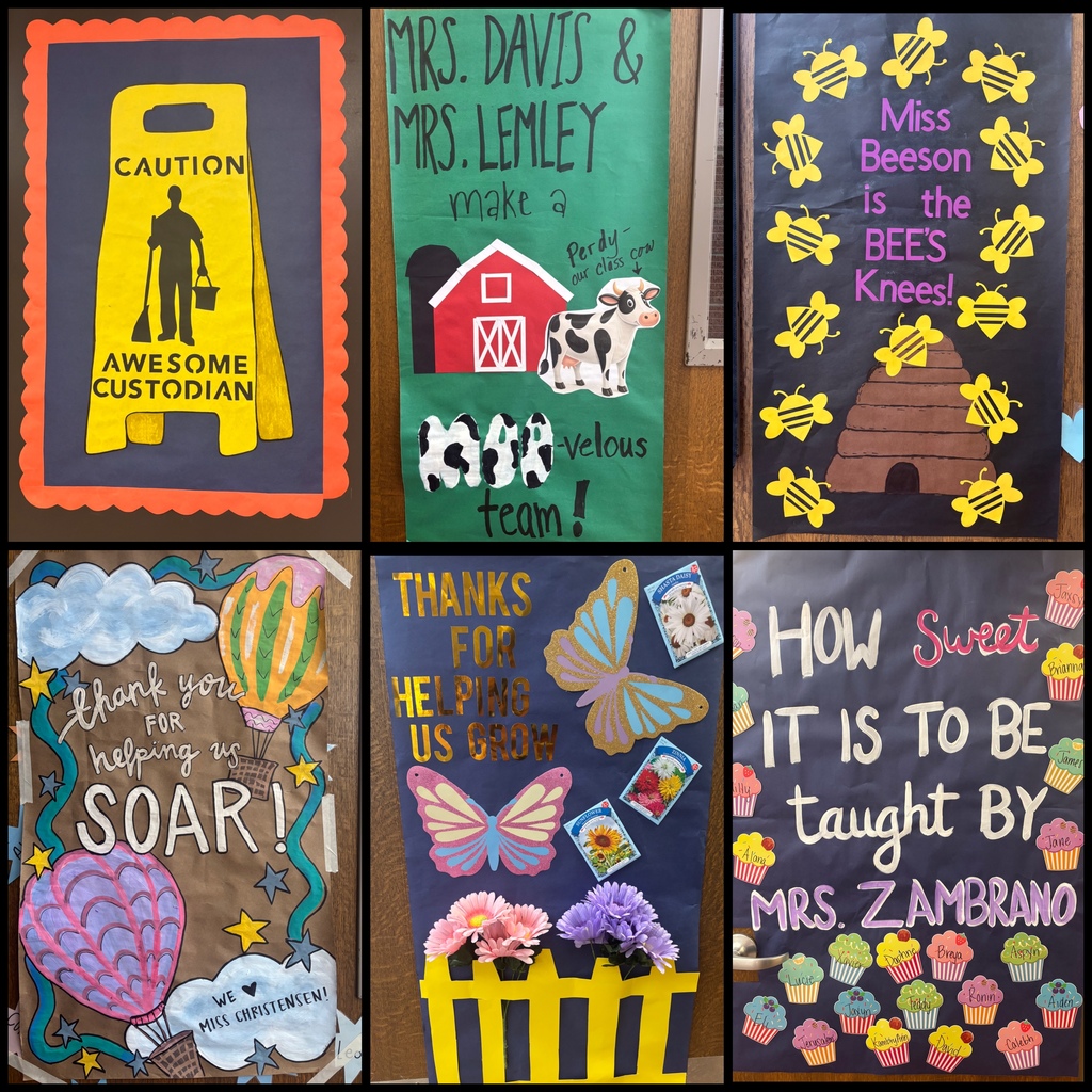 Doors Decorated by the PTA