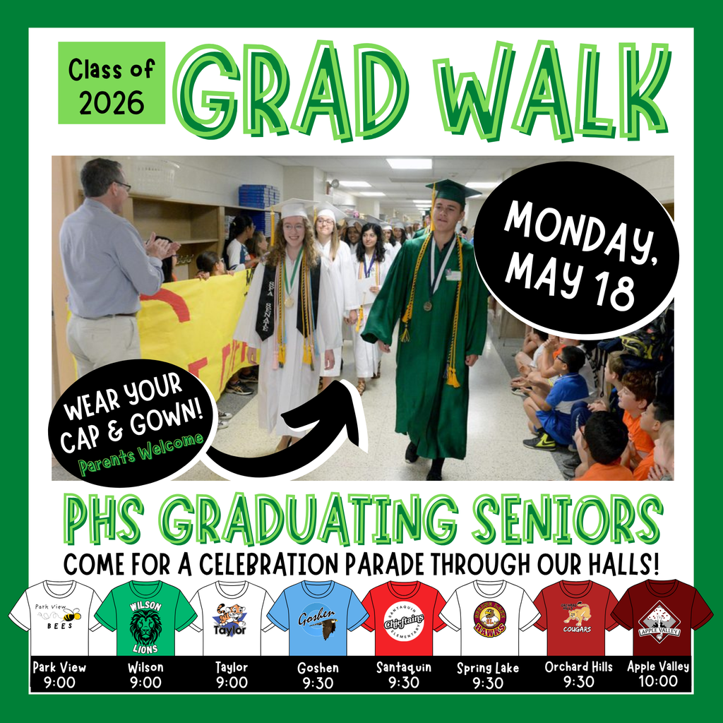 grad walk for payson grads at local elementary schools