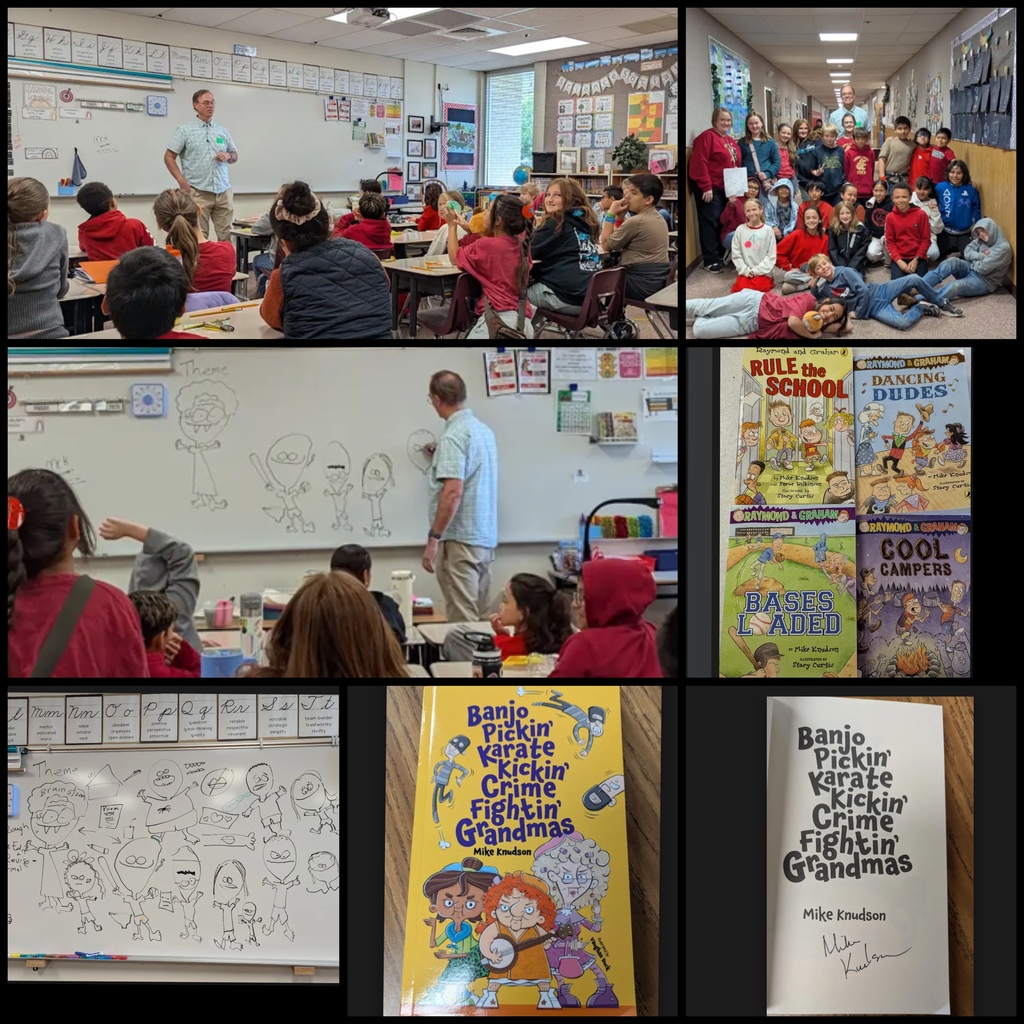 Author Mike Knudsen Visits Mrs. Truscott’s Class