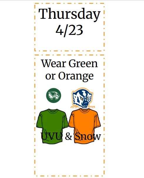 green or orange