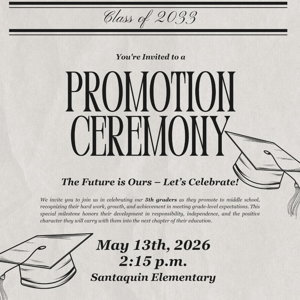 may 13th 5th grade promotion ceremony