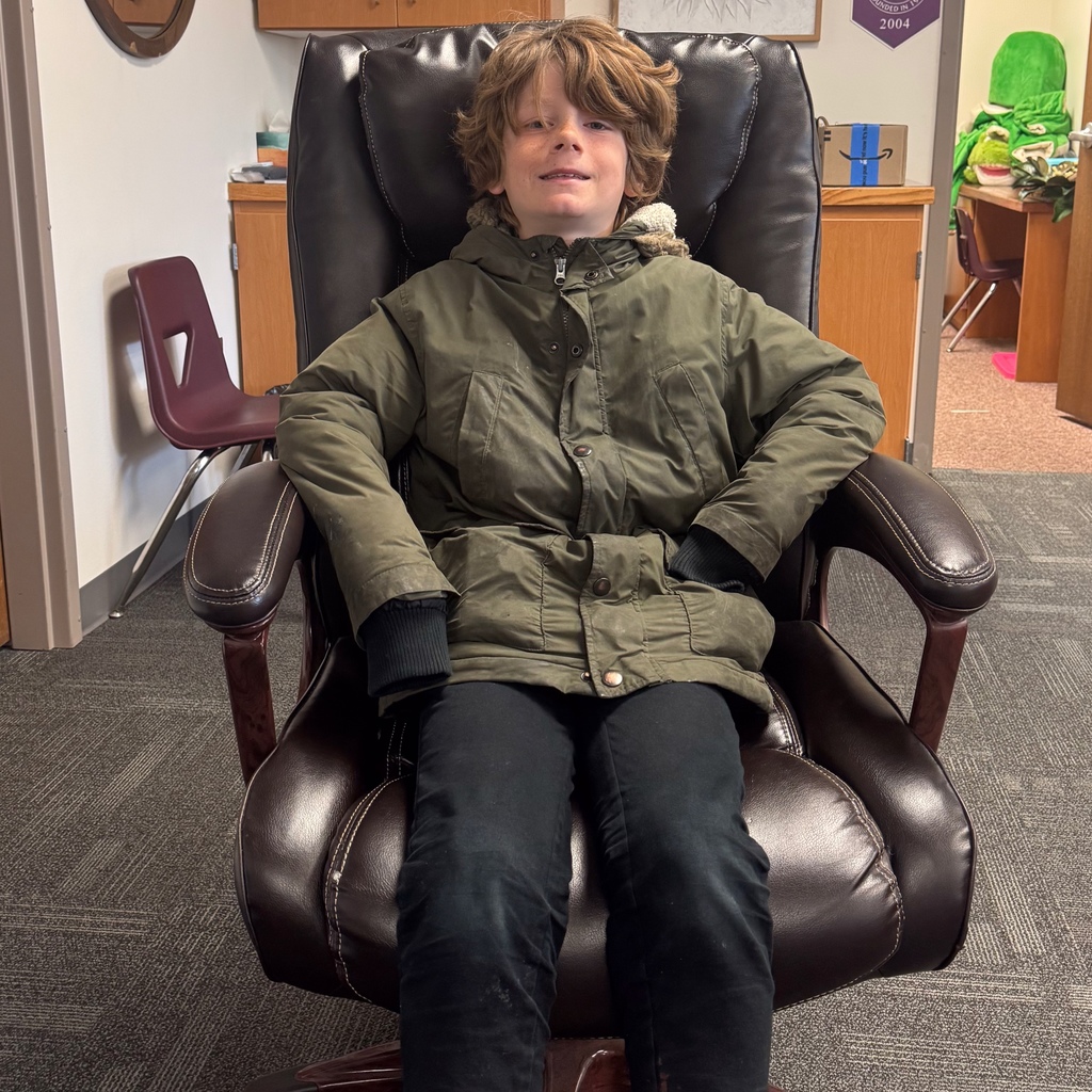 A 3rd Grader Buys the Principal’s Chair