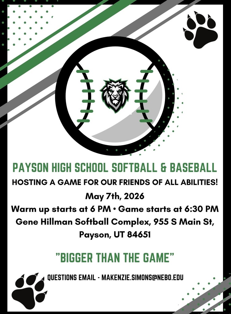 Payson High - all abilities softball and baseball