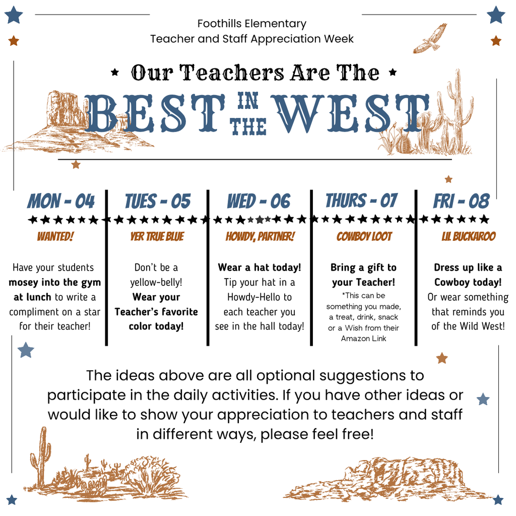 PTO- Teacher Appreciation Week