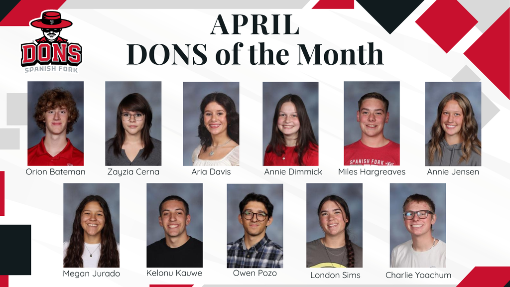 April Dons of the Month