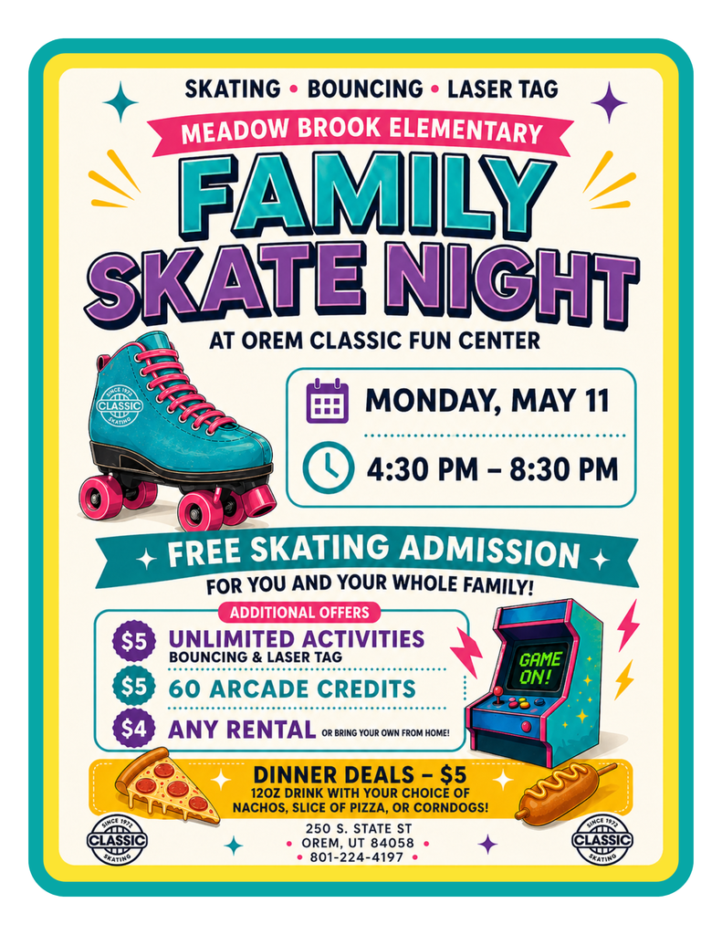 information on skating night 