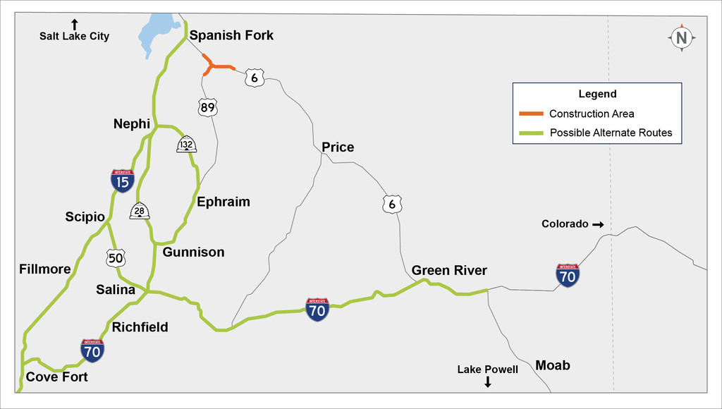 Alternate Route Map