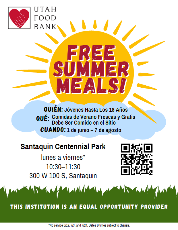 free summer meals spanishno service 6/19 7/3 or 7/24