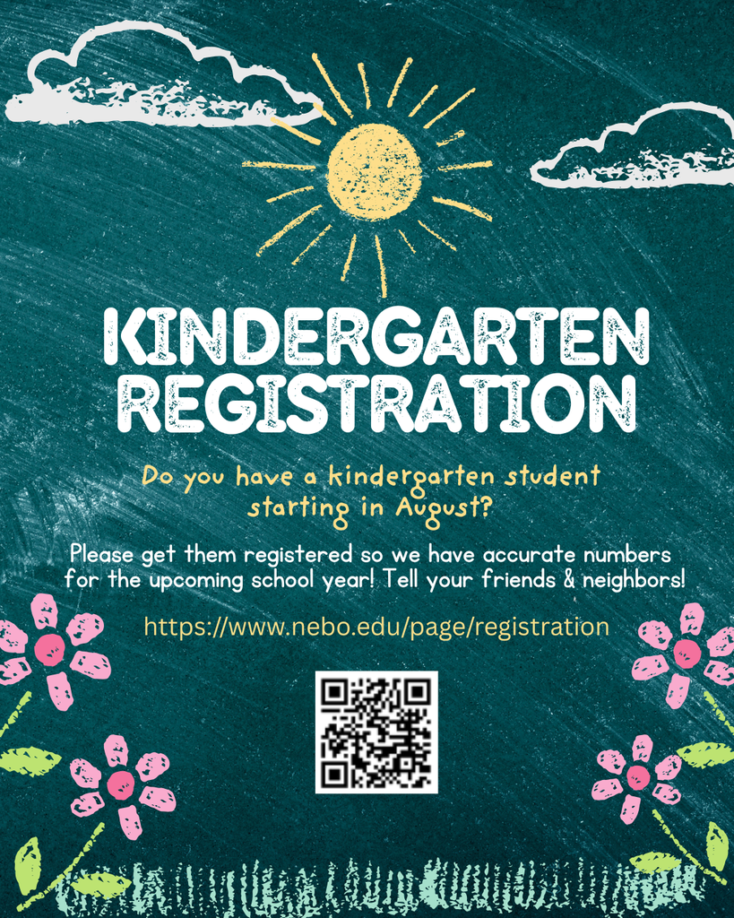 Kindergarten Registration. Go to https://www.nebo.edu/page/registration