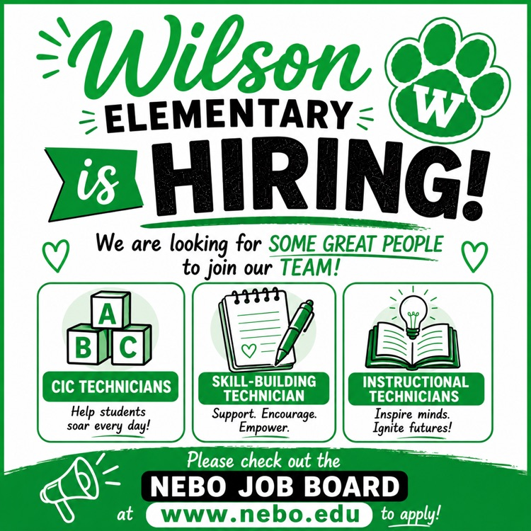 Wilson is hiring!