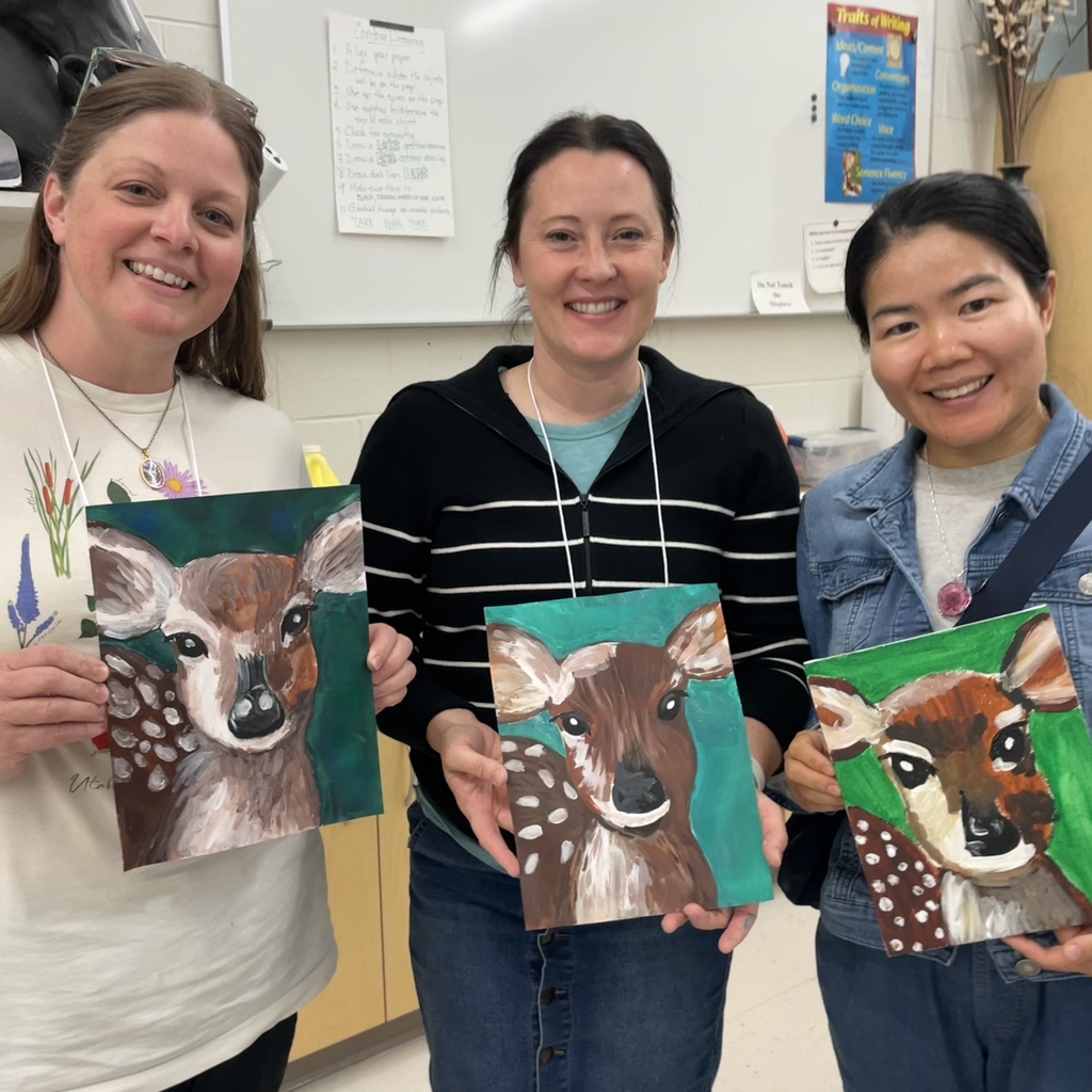 Mrs. Howard, Mrs. Wilson and Mrs. Yu at  the Arts Express Conference