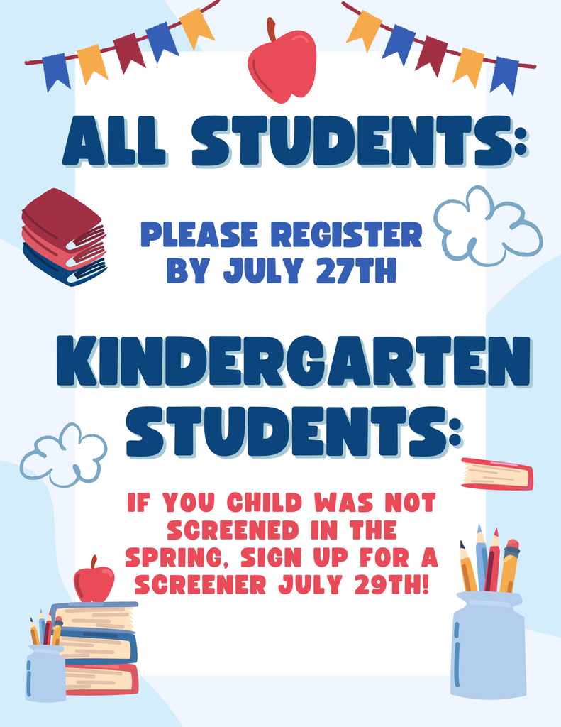 information about when to register for Kindergarten