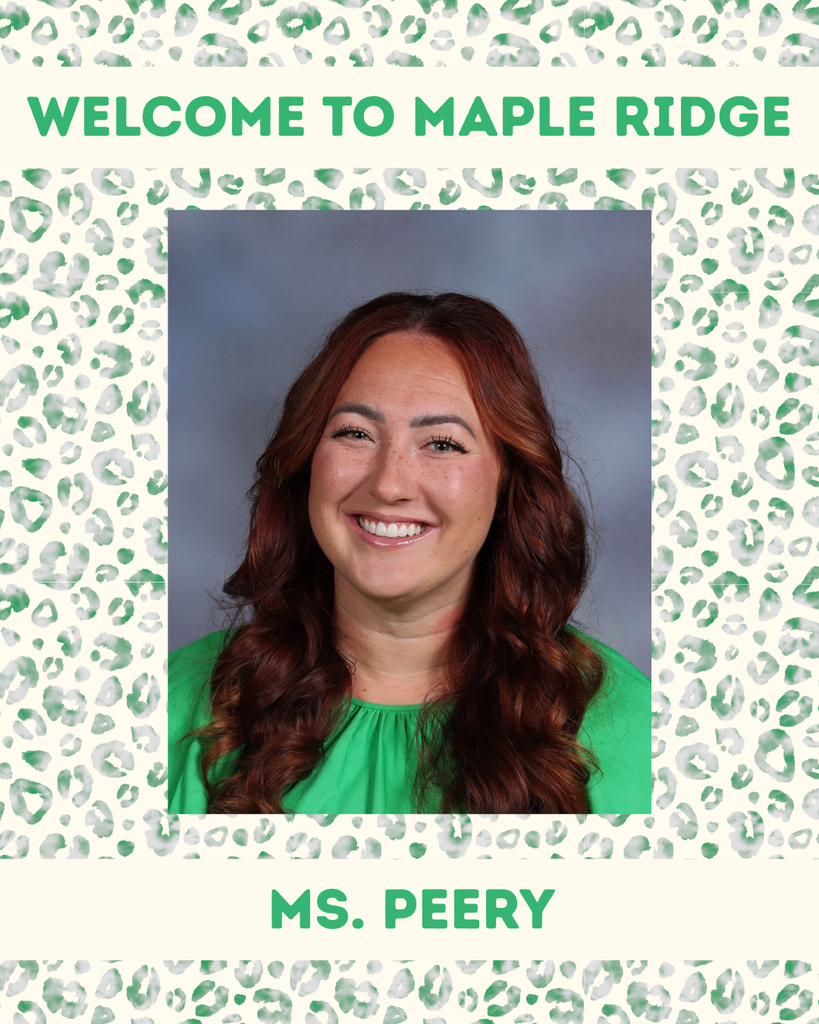 Emily Peery, new instructional coach at Maple Ridge.