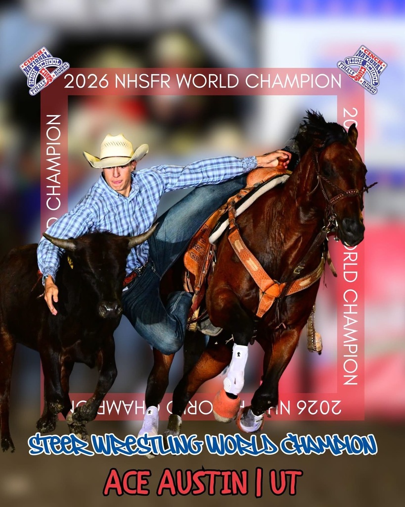 Ace Austin steer wrestling world champion.