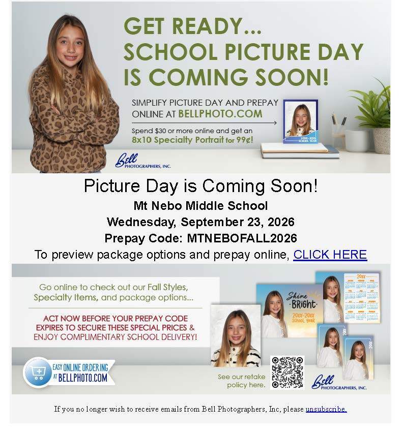Picture Day is Coming
