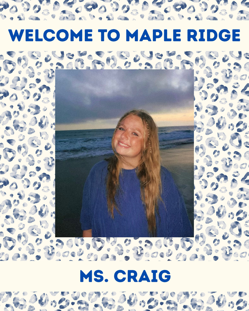New second grade teacher, Katelyn Craig.