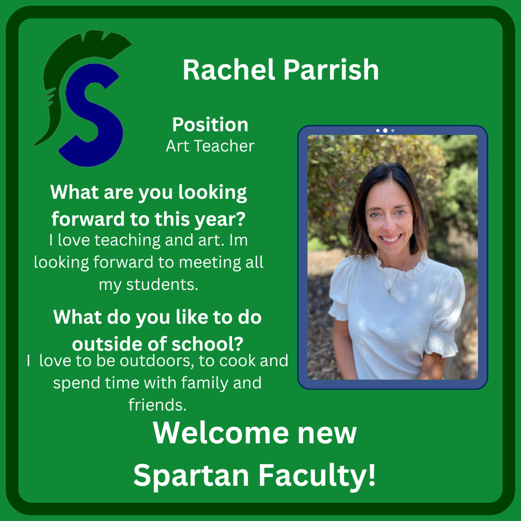 New art teacher Rachel Parrish