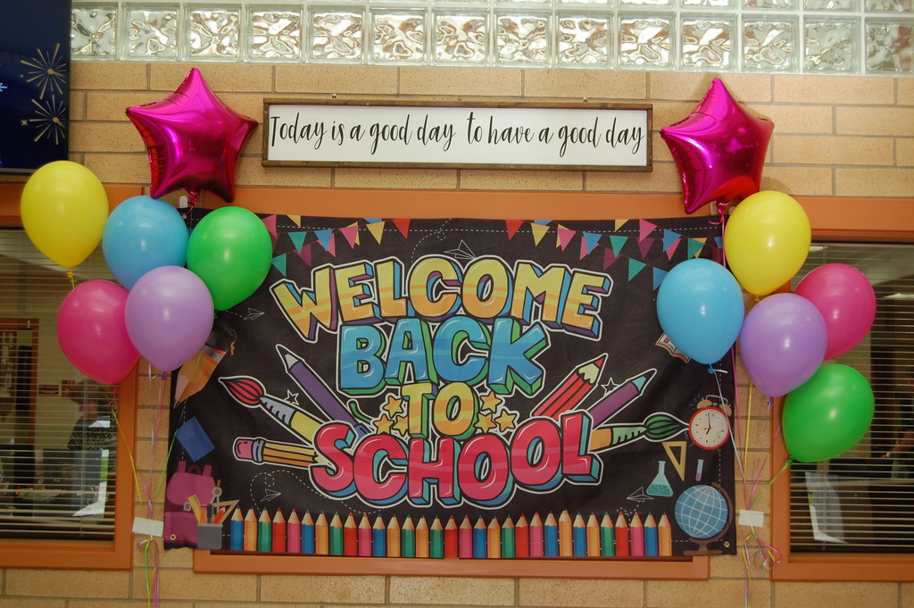 welcome back to school sign