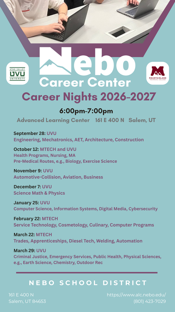 Career Nights 2026-27