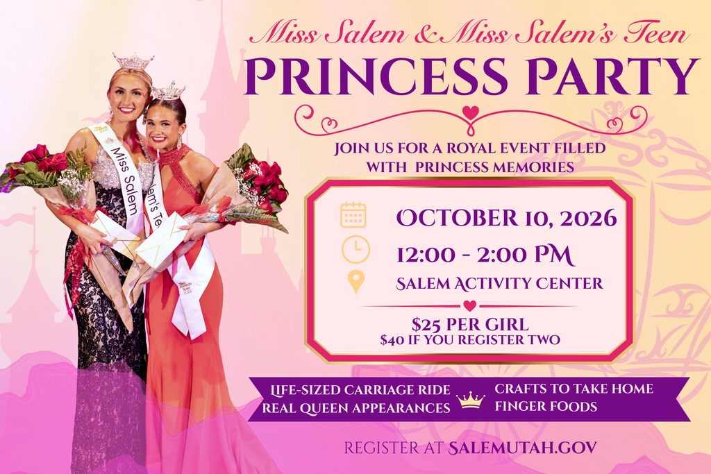 Salem Princess Party Informatin