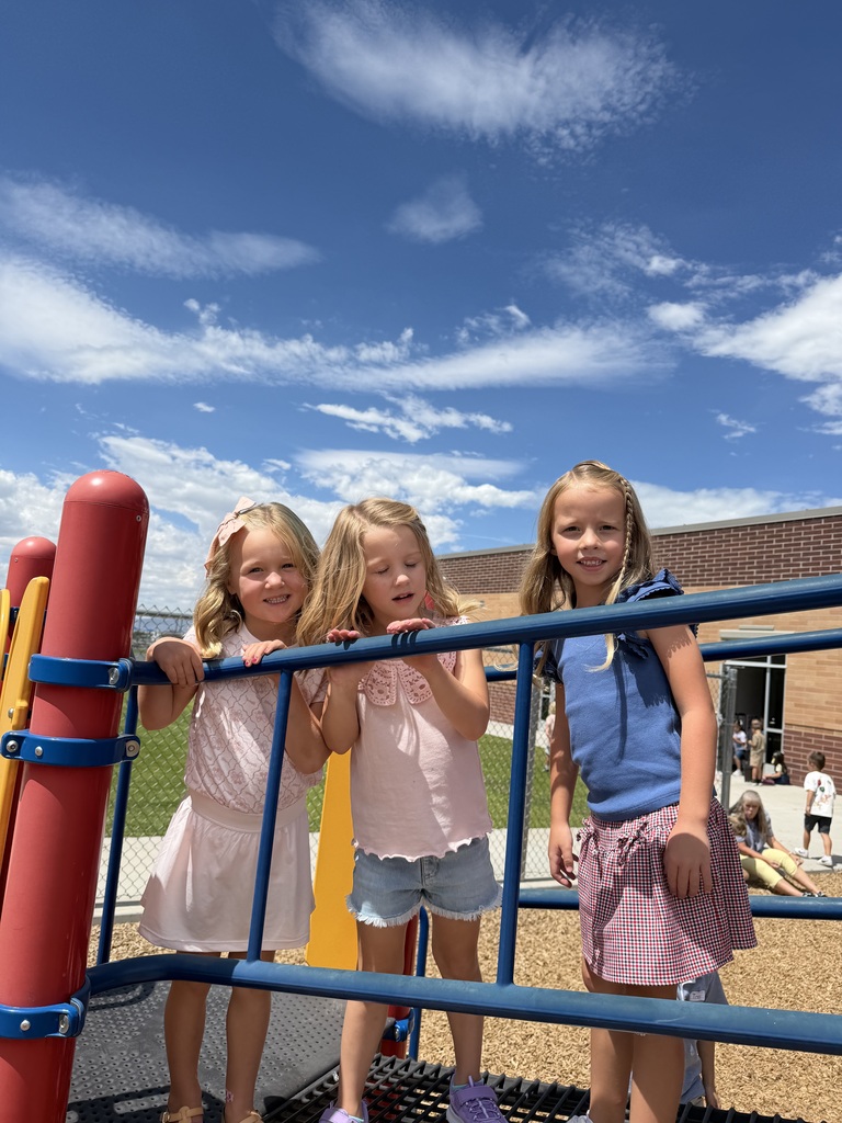 Kinder playing on the playground