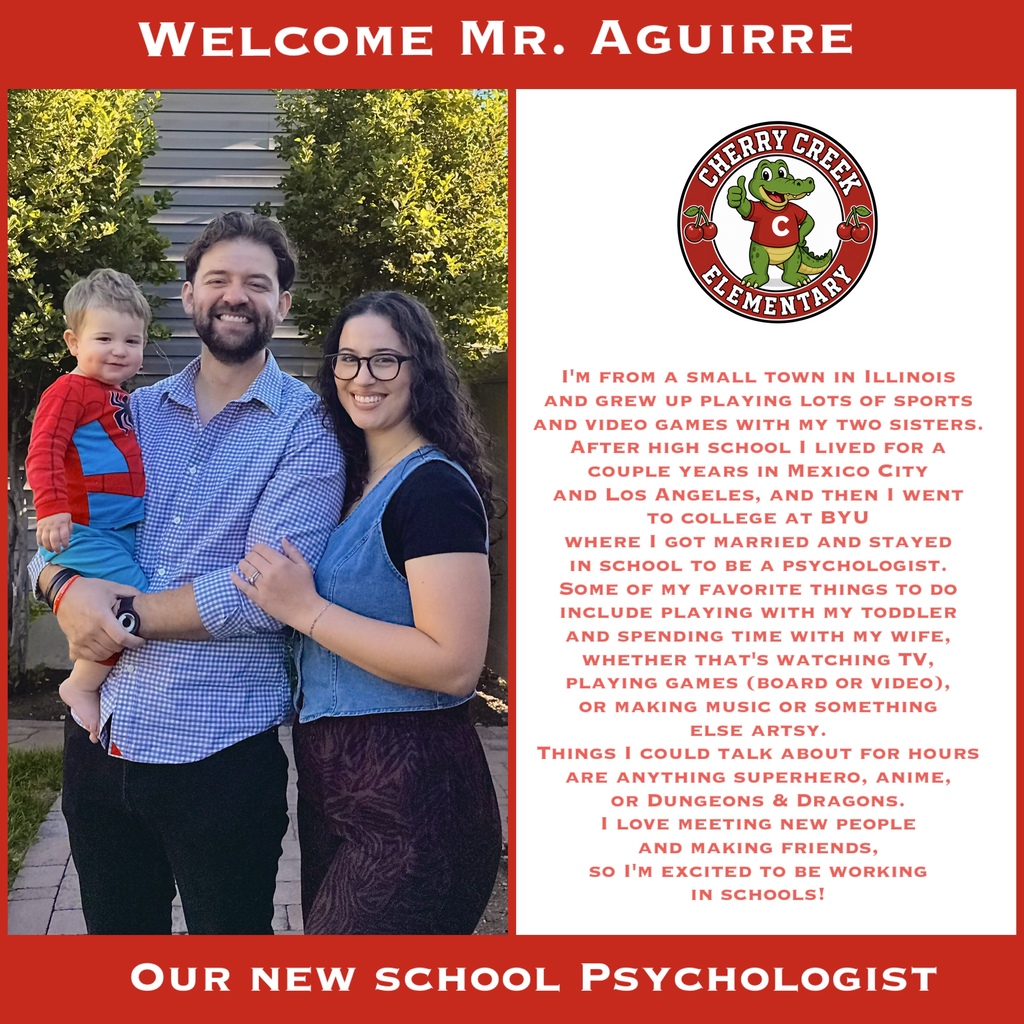 Meet Mr. Aguirre, Cherry Creek’s New Psychologist