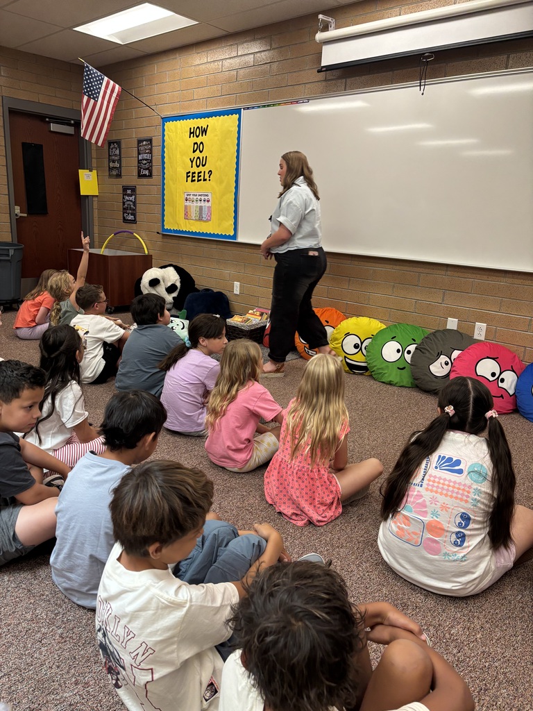students in the wellness room 
