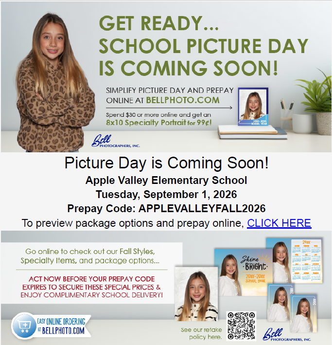 Picture Day on Sep 1