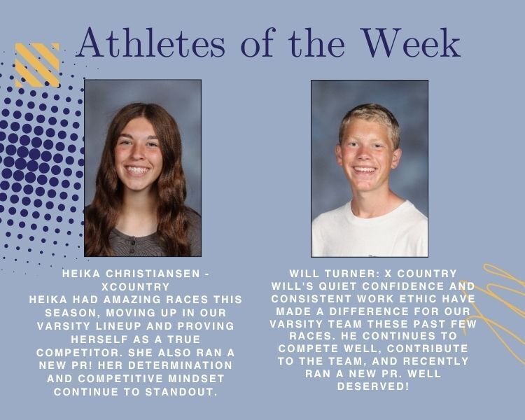 Athletes of the Week