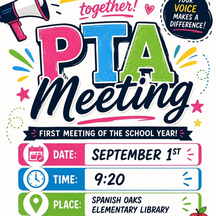 pta meeting flyer