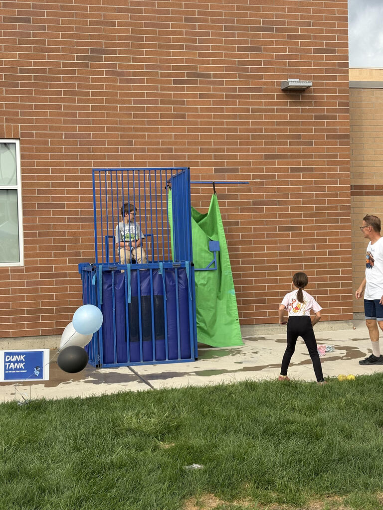 Raptor Roundup Dunk Tank
