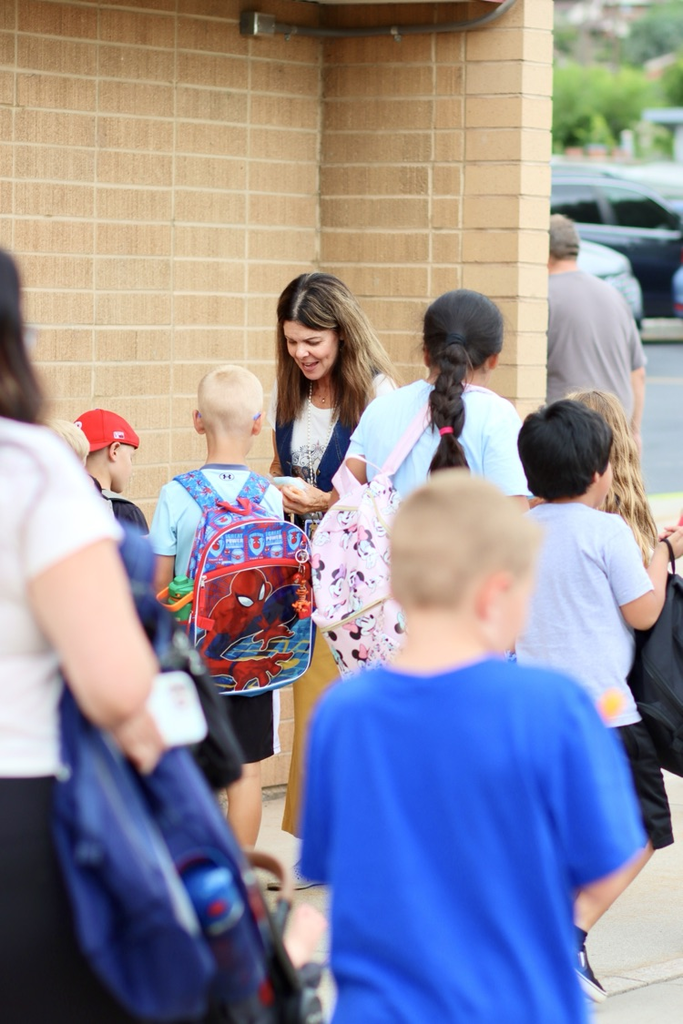 Mrs. Luther makes sure everyone gets a popsicle .