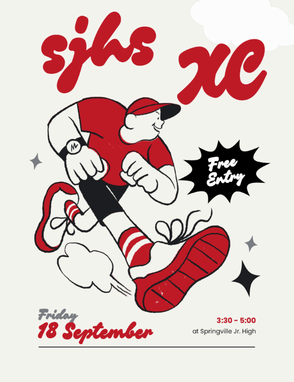 Come cheer on our SJHS XC team!