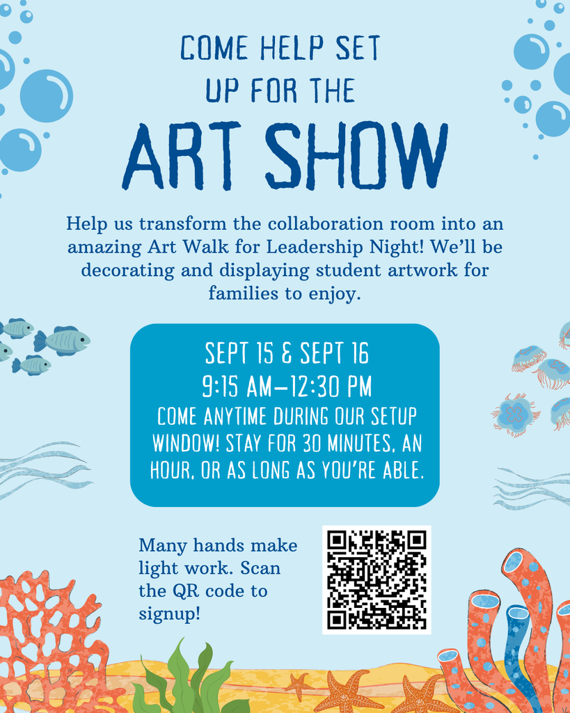 Help Needed for the Art Show