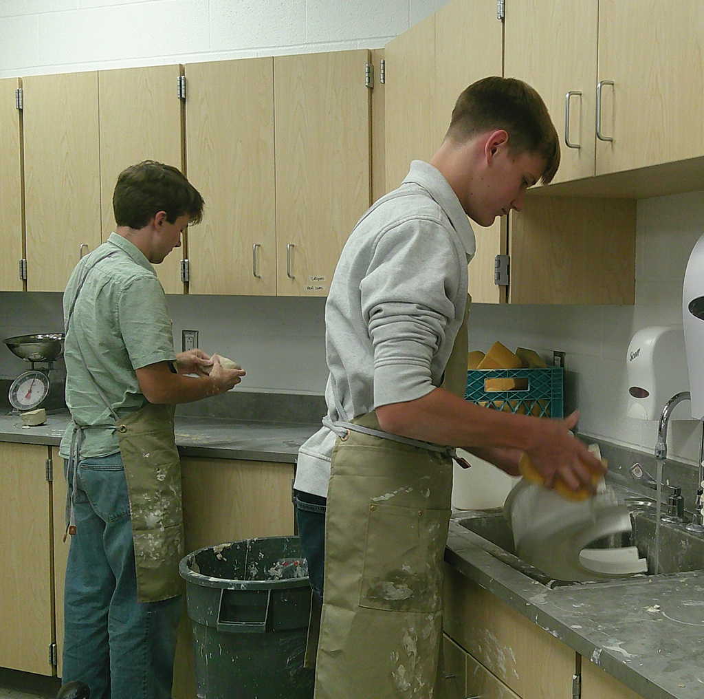 Ceramics class