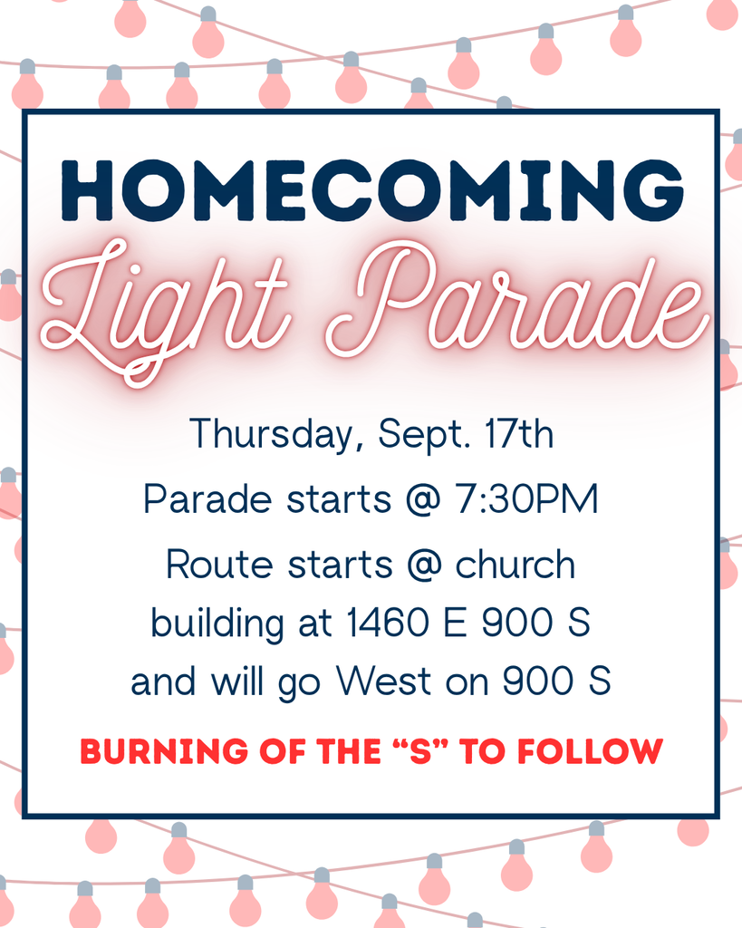 Homecoming light parade